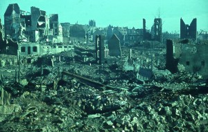 Solingen, Germany after the two-day bombing in November, 1944.