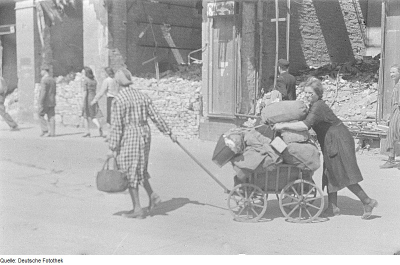 German refugees after the war