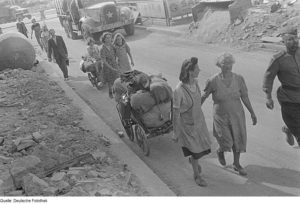 refugee trek 1945 Europe