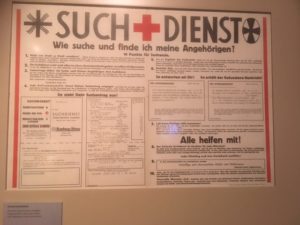 search service Red Cross poster